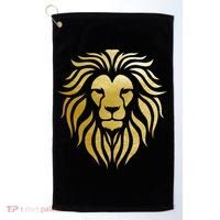 Golden King Lion Golf Towel thumb 0