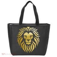 Golden King Lion Tote Bag thumb 0
