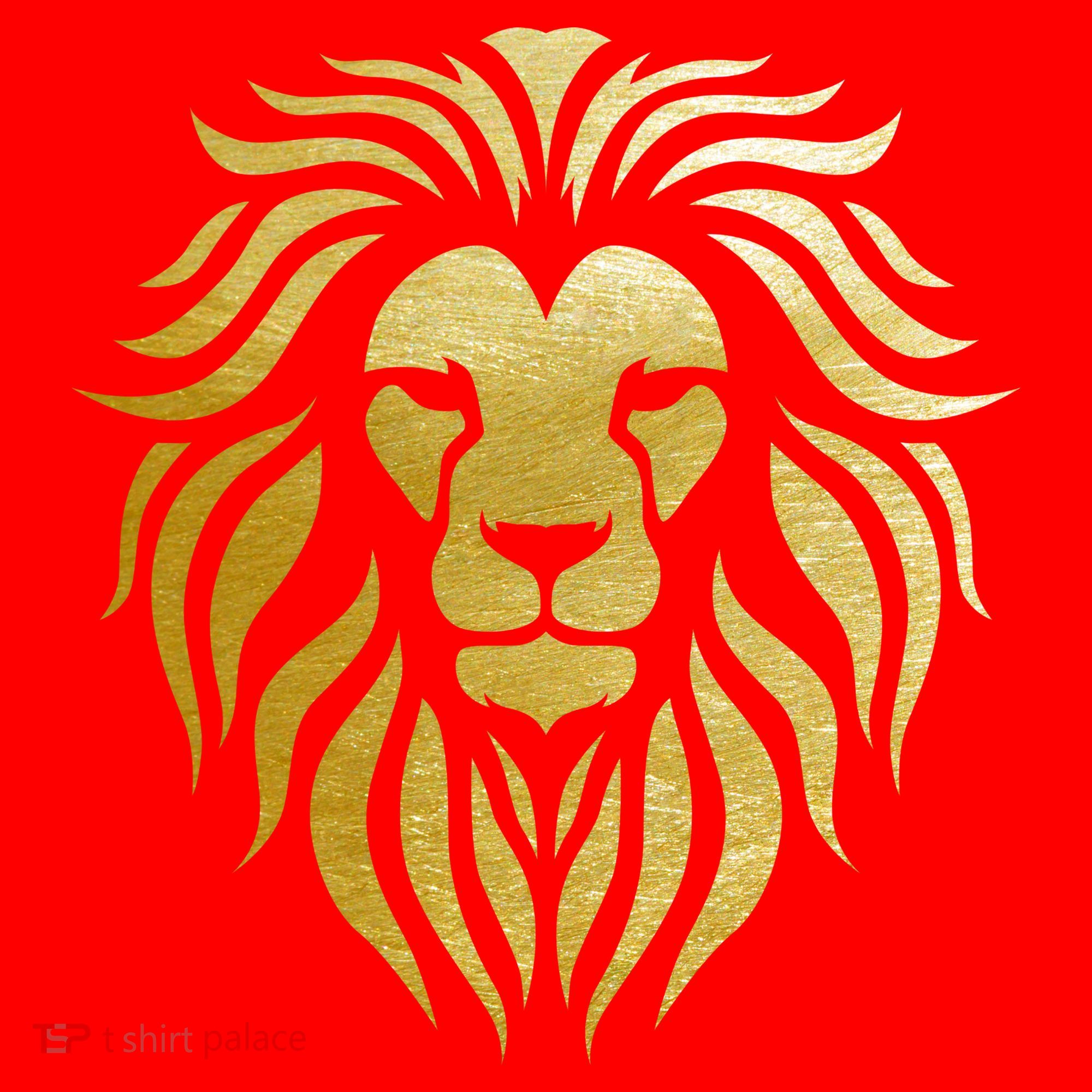 Golden King Lion Santa Hat
