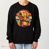 Golden Retriever Dog Coffee Women's Sweatshirt thumb 0