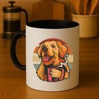 Golden Retriever Dog Coffee Coffee Mug thumb 4