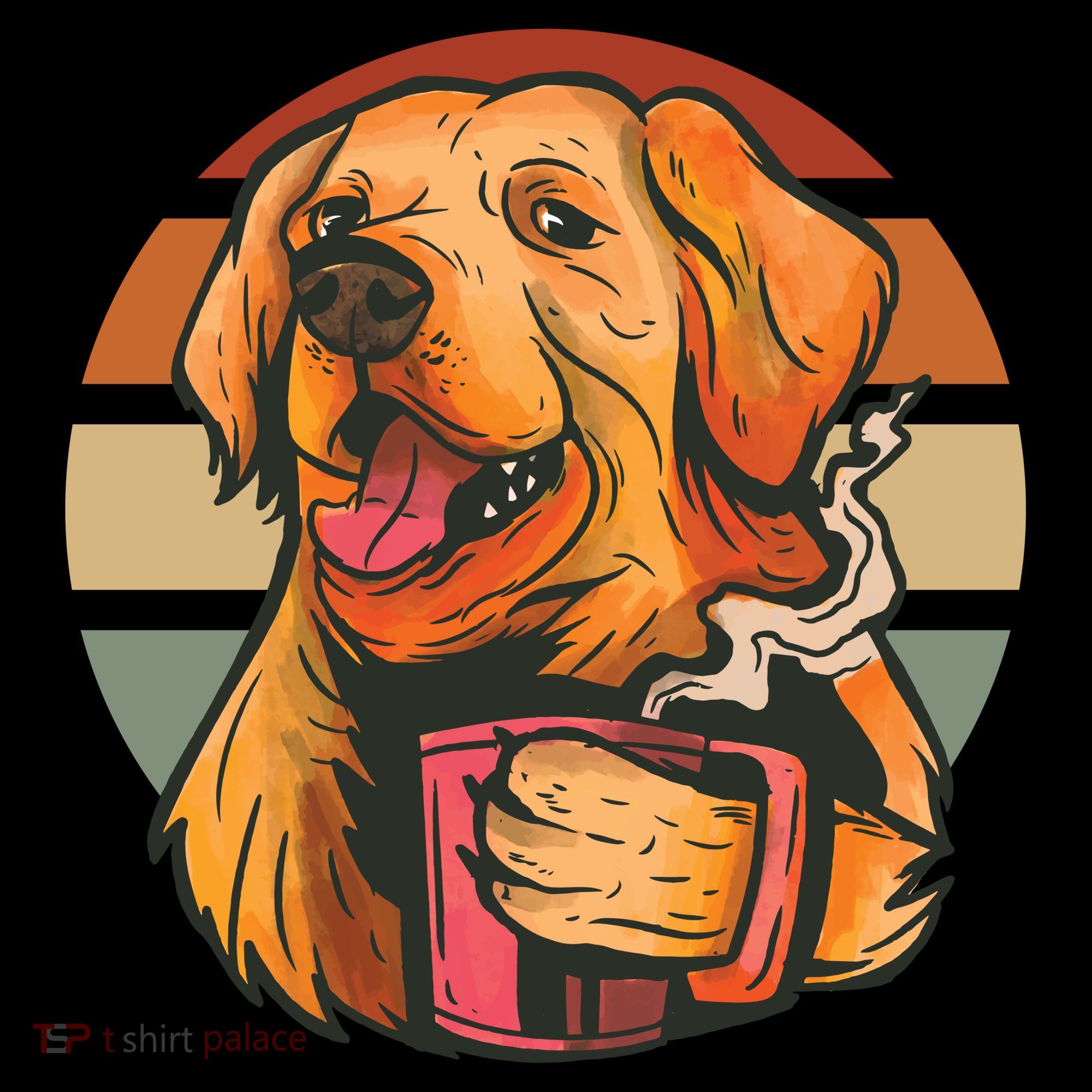 Golden Retriever Dog Coffee Coffee Mug