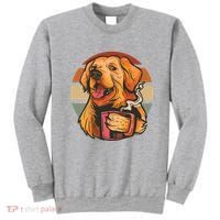 Golden Retriever Dog Coffee Sweatshirt thumb 0