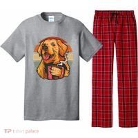 Golden Retriever Dog Coffee Pajama Set thumb 0