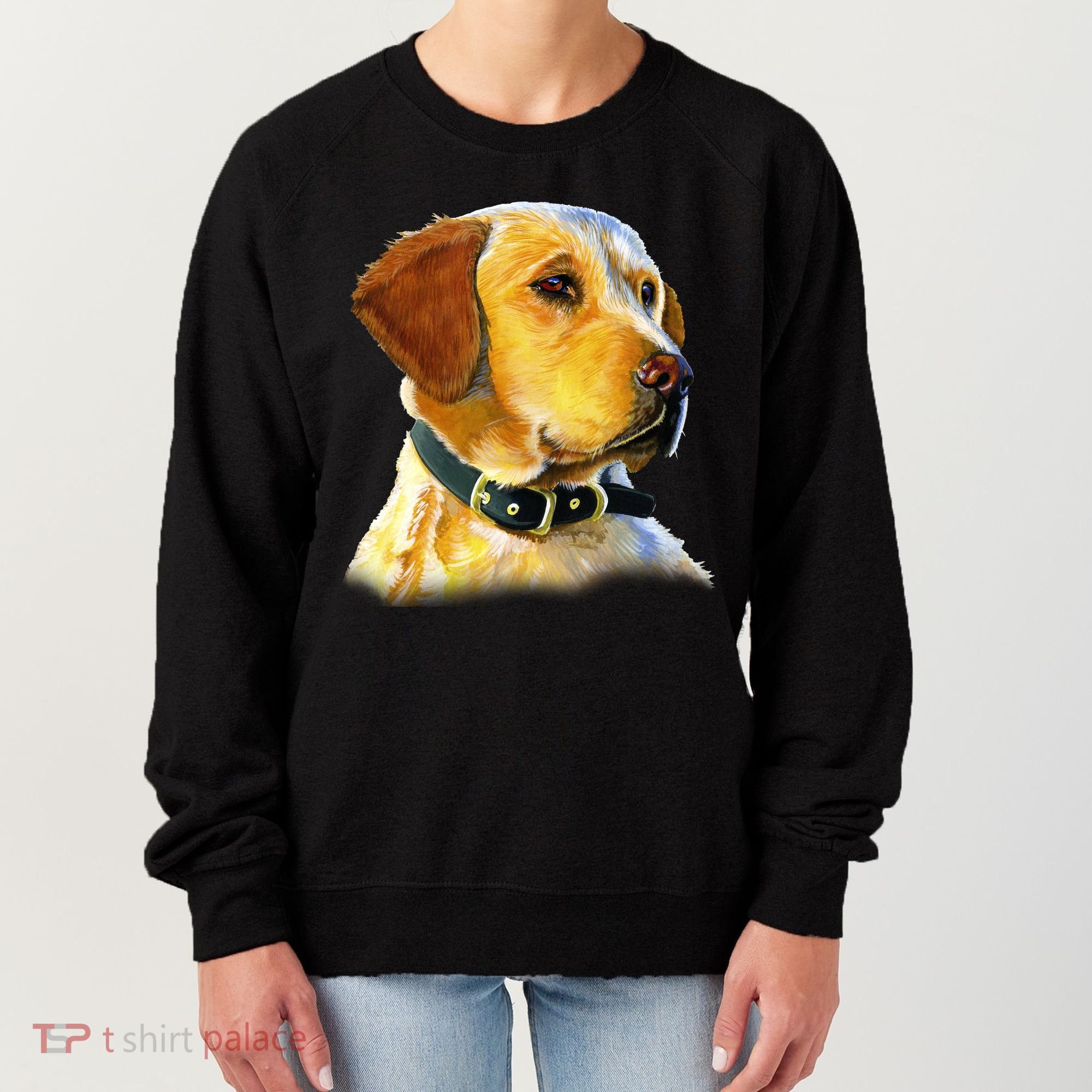 Golden Retriever Dog Portrait Women's Sweatshirt