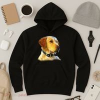Golden Retriever Dog Portrait Hoodie thumb 3