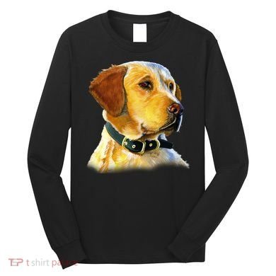 Golden Retriever Dog Portrait Long Sleeve Shirt
