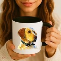 Golden Retriever Dog Portrait Coffee Mug thumb 3