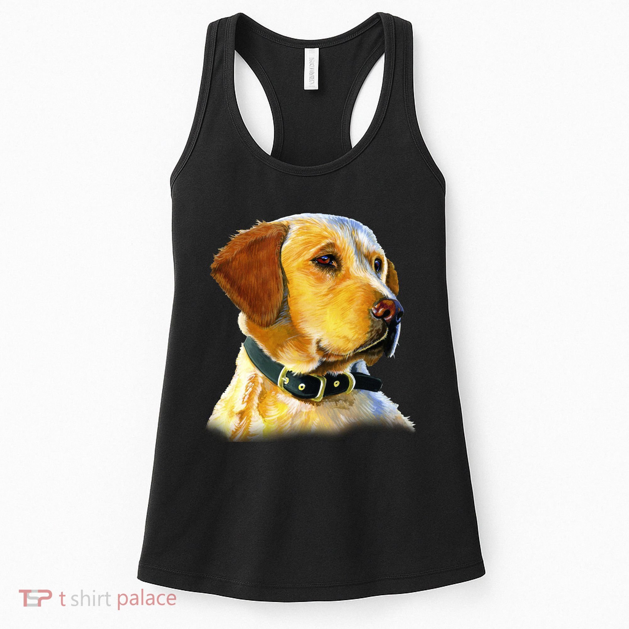 Golden Retriever Dog Portrait Women's Tank Top