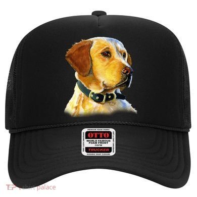 Golden Retriever Dog Portrait Hat