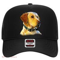 Golden Retriever Dog Portrait Hat thumb 0