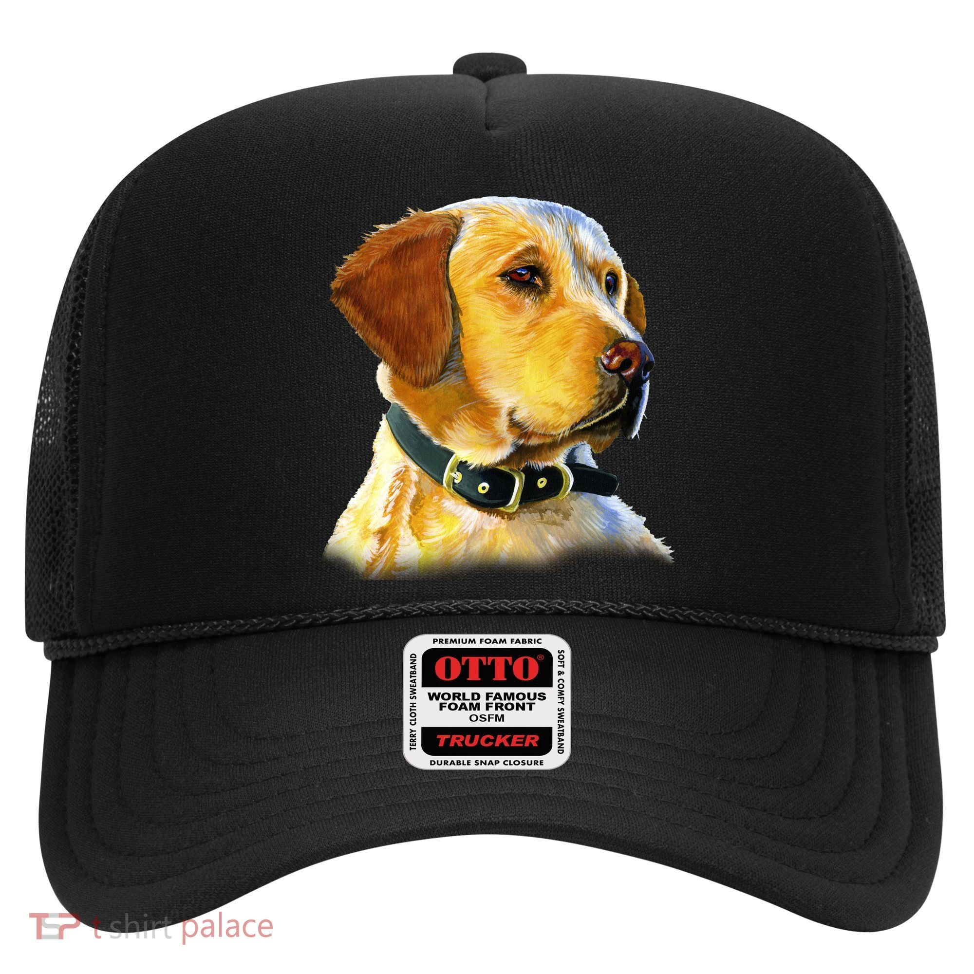 Golden Retriever Dog Portrait Hat