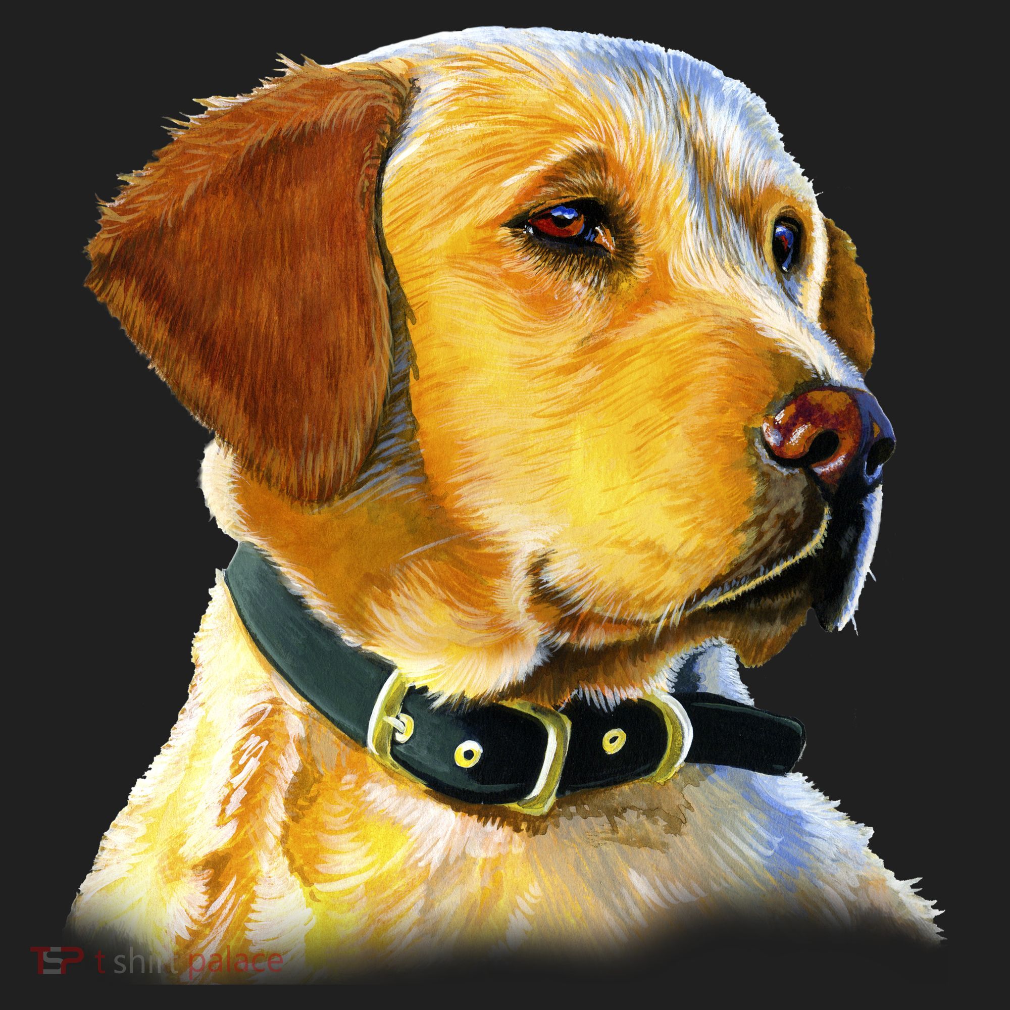 Golden Retriever Dog Portrait Hat