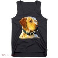 Golden Retriever Dog Portrait Tank Top thumb 0