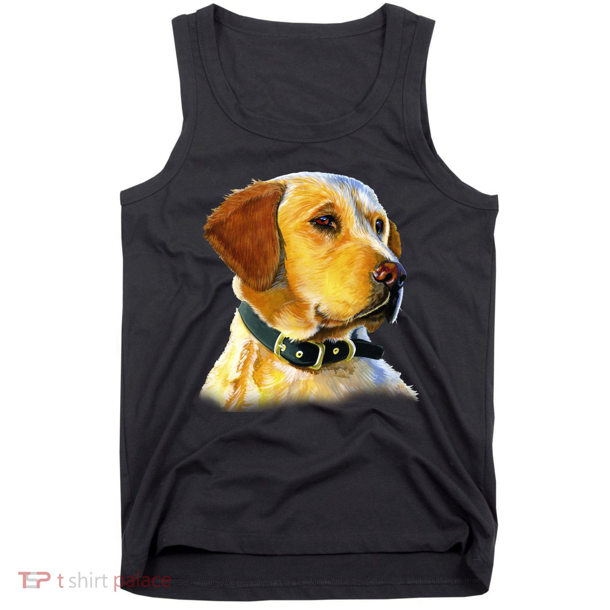 Golden Retriever Dog Portrait Tank Top