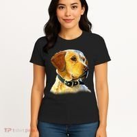 Golden Retriever Dog Portrait Women's T-Shirt thumb 4