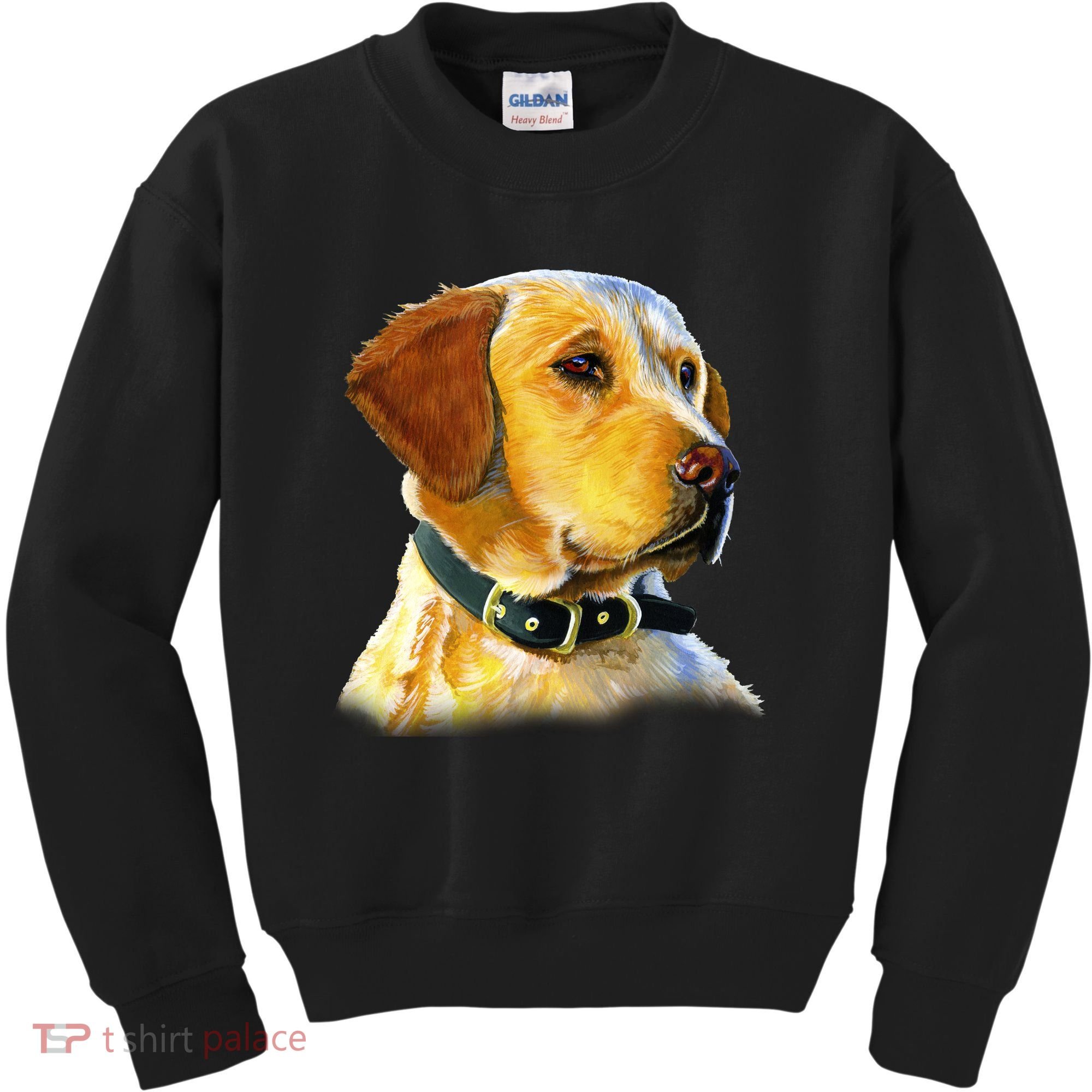 Golden Retriever Dog Portrait Kids Sweatshirt