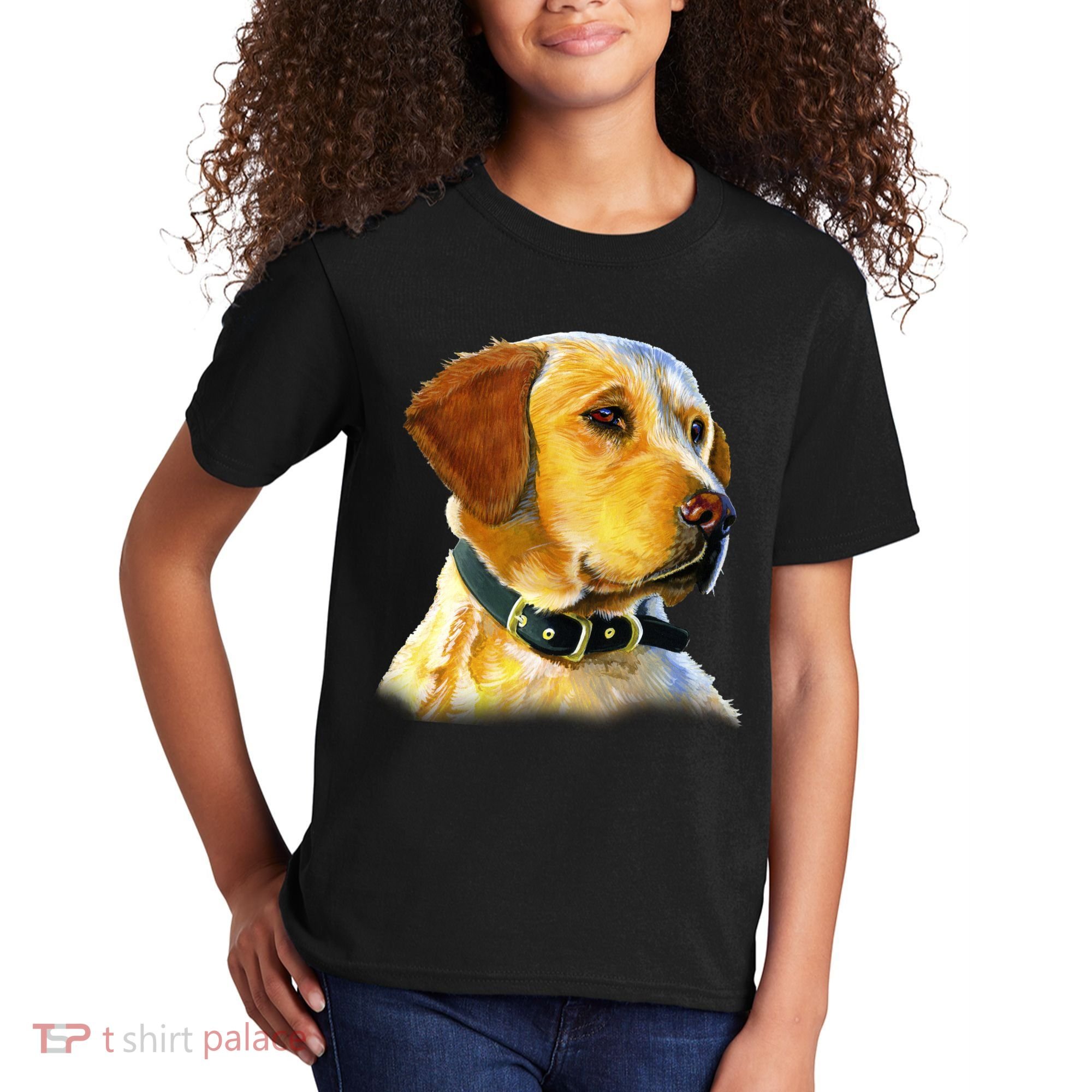 Golden Retriever Dog Portrait Kids T-Shirt