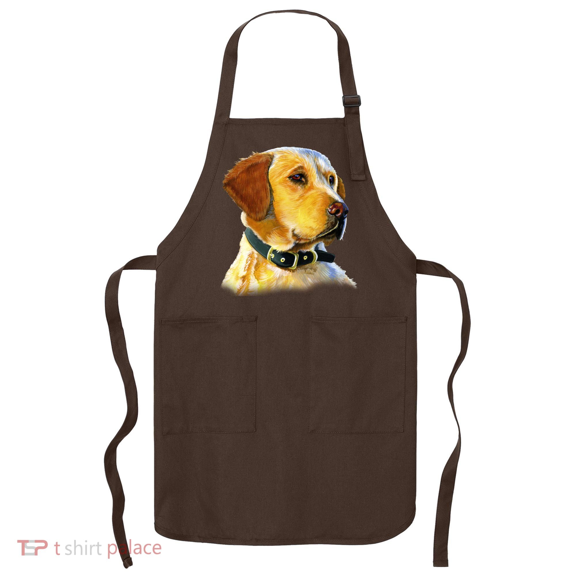 Golden Retriever Dog Portrait Apron