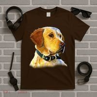 Golden Retriever Dog Portrait T-Shirt thumb 5