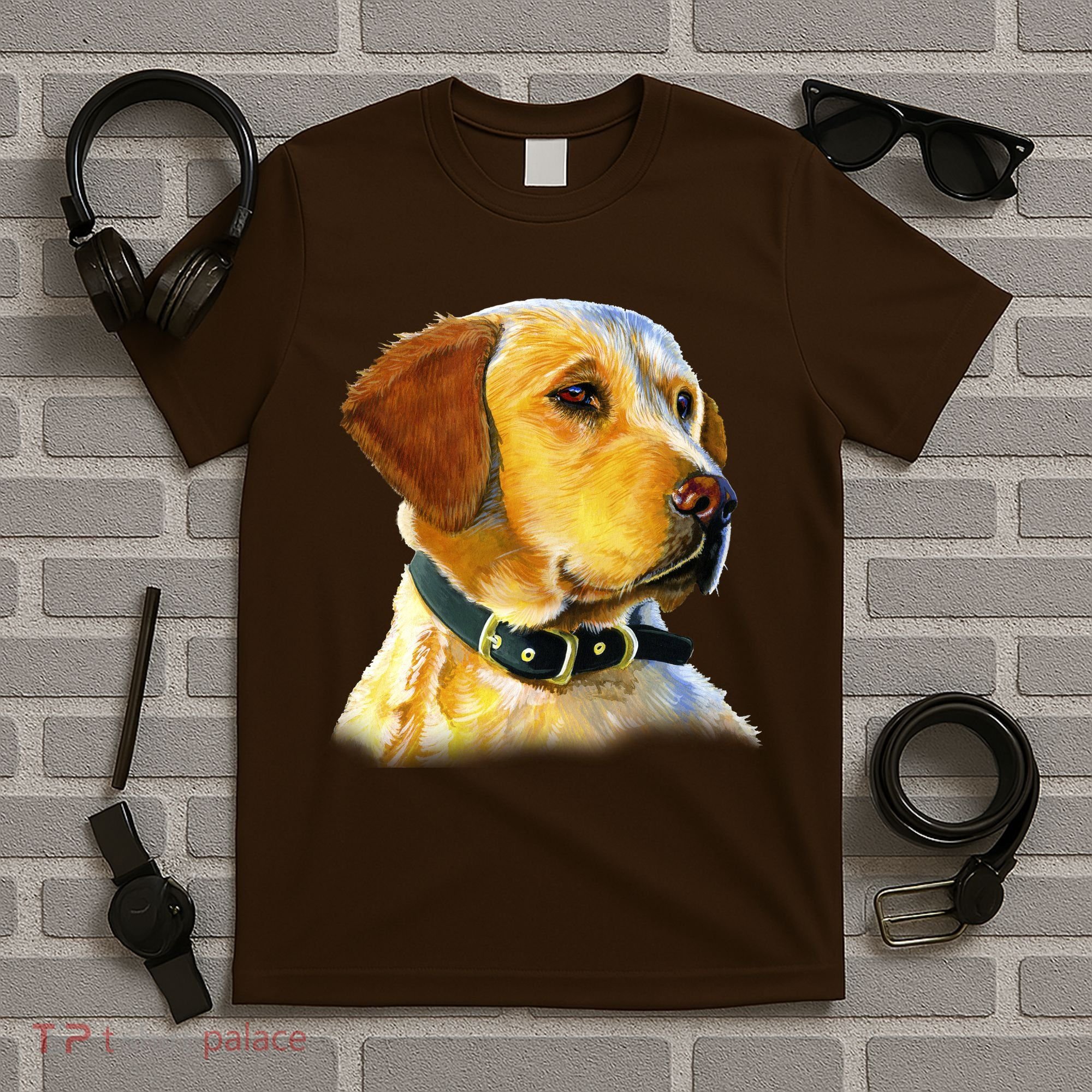 Golden Retriever Dog Portrait T-Shirt
