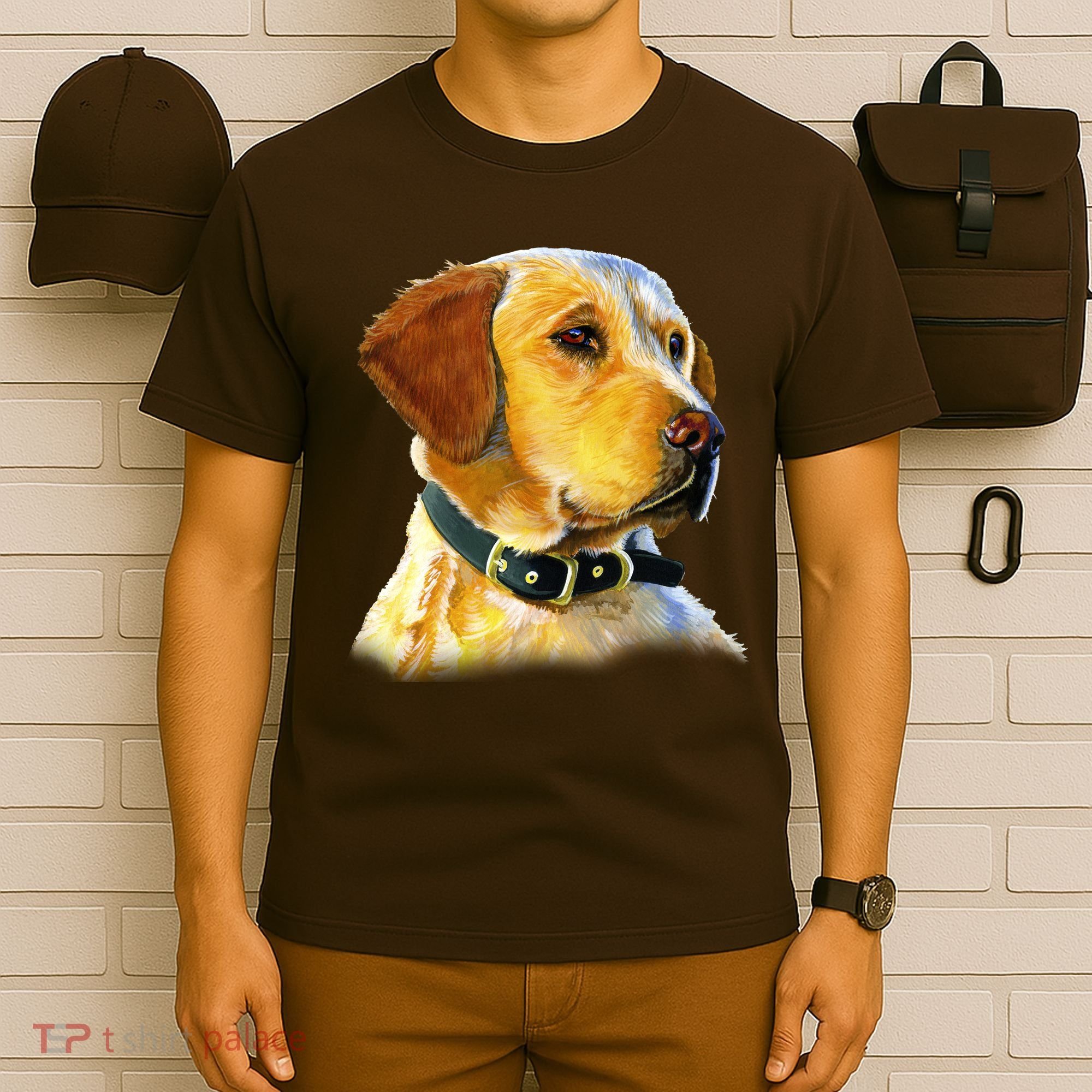 Golden Retriever Dog Portrait T-Shirt
