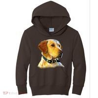 Golden Retriever Dog Portrait Kids Hoodie thumb 0