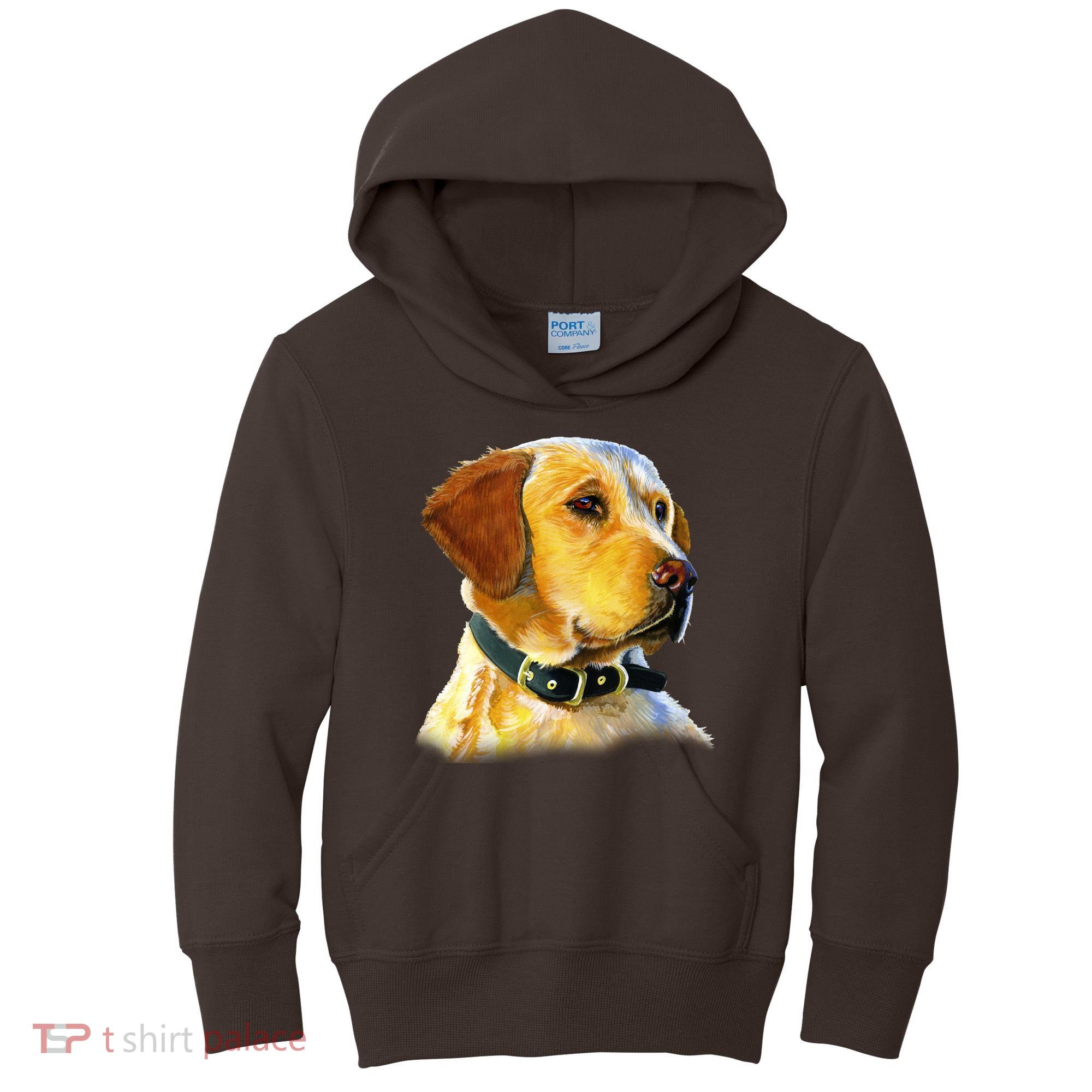 Golden Retriever Dog Portrait Kids Hoodie