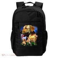 Golden Retriever Family Backpack thumb 0