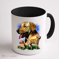 Golden Retriever Family Coffee Mug thumb 1