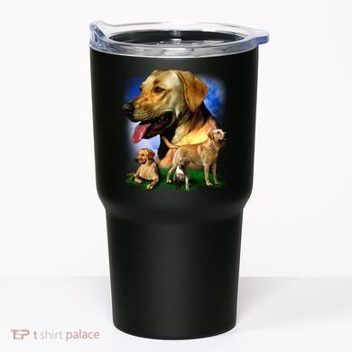Golden Retriever Family Tumbler