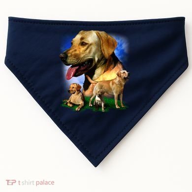 Golden Retriever Family USA-Made Doggie Bandana