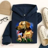 Golden Retriever Family Hoodie thumb 4