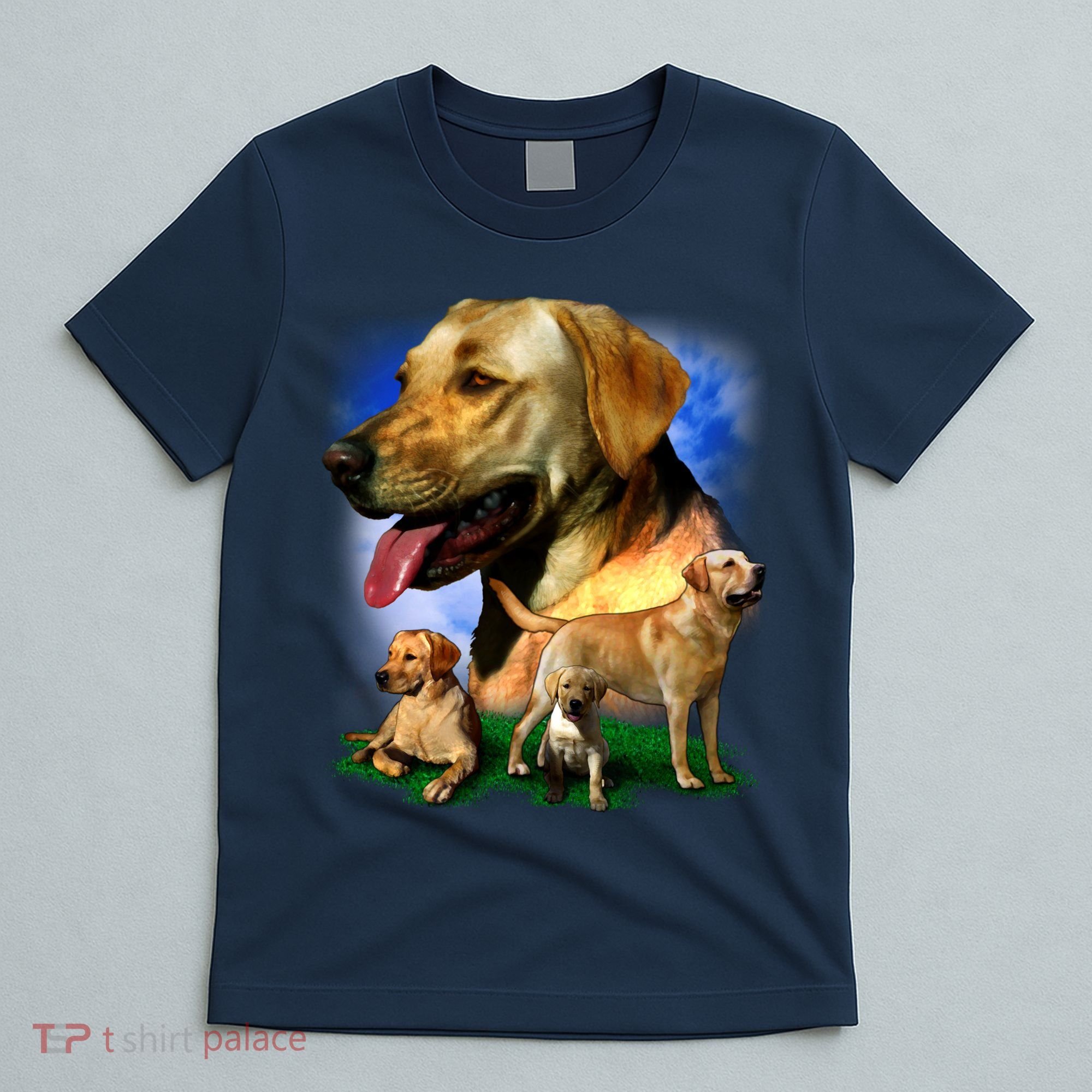 Golden Retriever Family T-Shirt