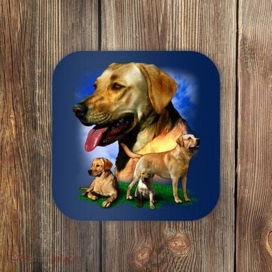 Golden Retriever Family Coaster