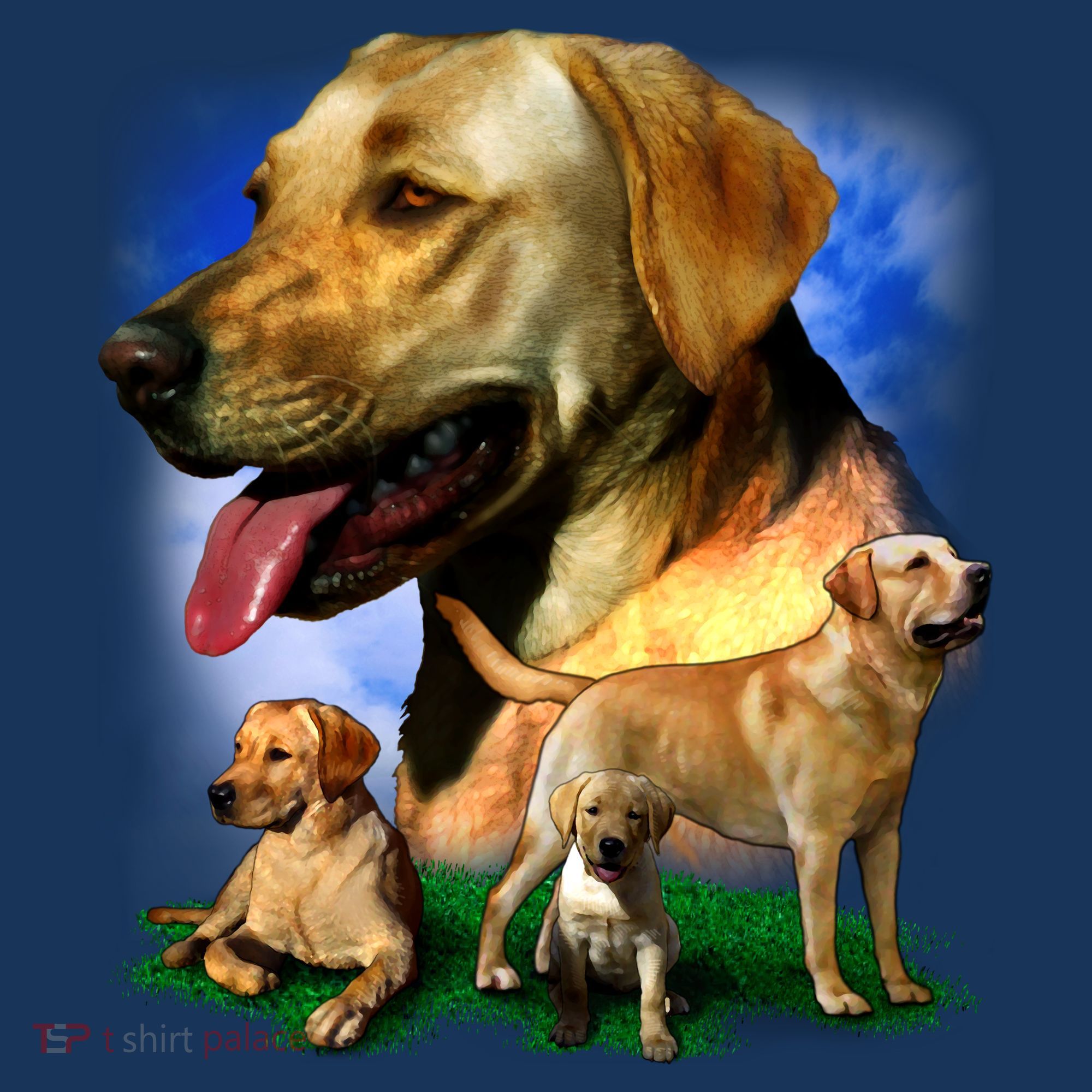 Golden Retriever Family Women's Hoodie