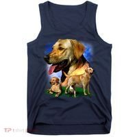 Golden Retriever Family Tank Top thumb 0