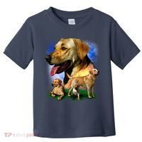 Golden Retriever Family Toddler T-Shirt thumb 0