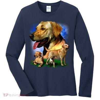 Golden Retriever Family Women's Long Sleeve Shirt