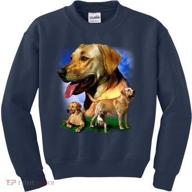 Golden Retriever Family Kids Sweatshirt