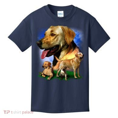 Golden Retriever Family Kids T-Shirt