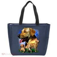 Golden Retriever Family Tote Bag thumb 0