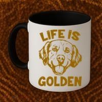 Golden Retriever Life Is Golden  Coffee Mug thumb 2