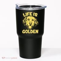 Golden Retriever Life Is Golden  Tumbler thumb 0