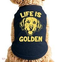 Golden Retriever Life Is Golden  Doggie Tank thumb 0
