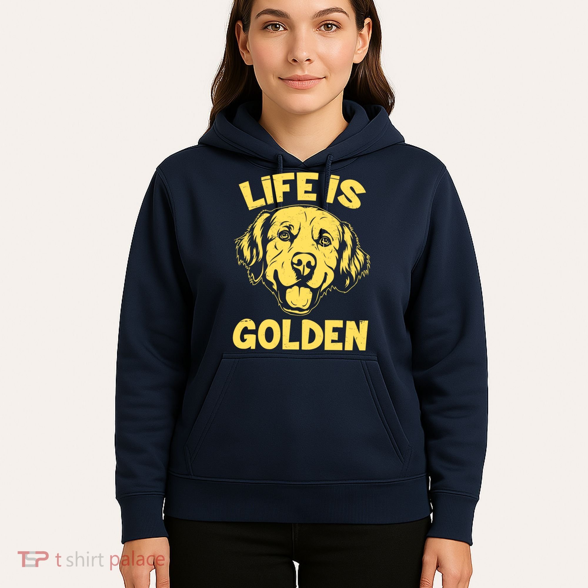 Golden Retriever Life Is Golden  Hoodie