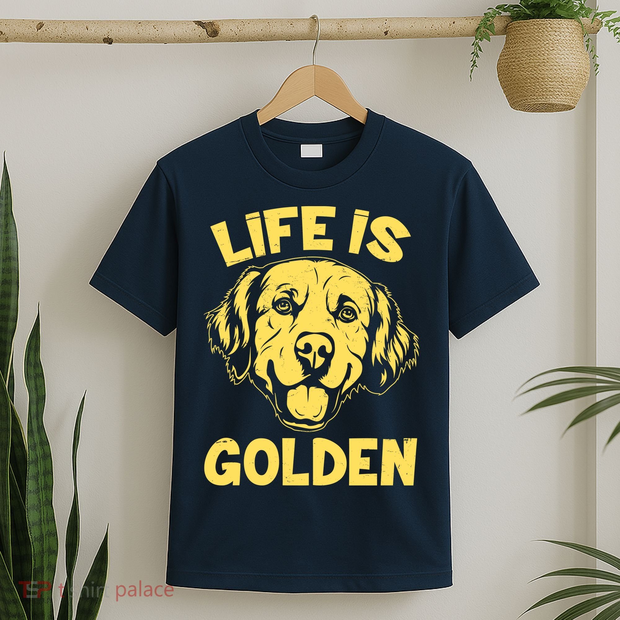 Golden Retriever Life Is Golden  T-Shirt