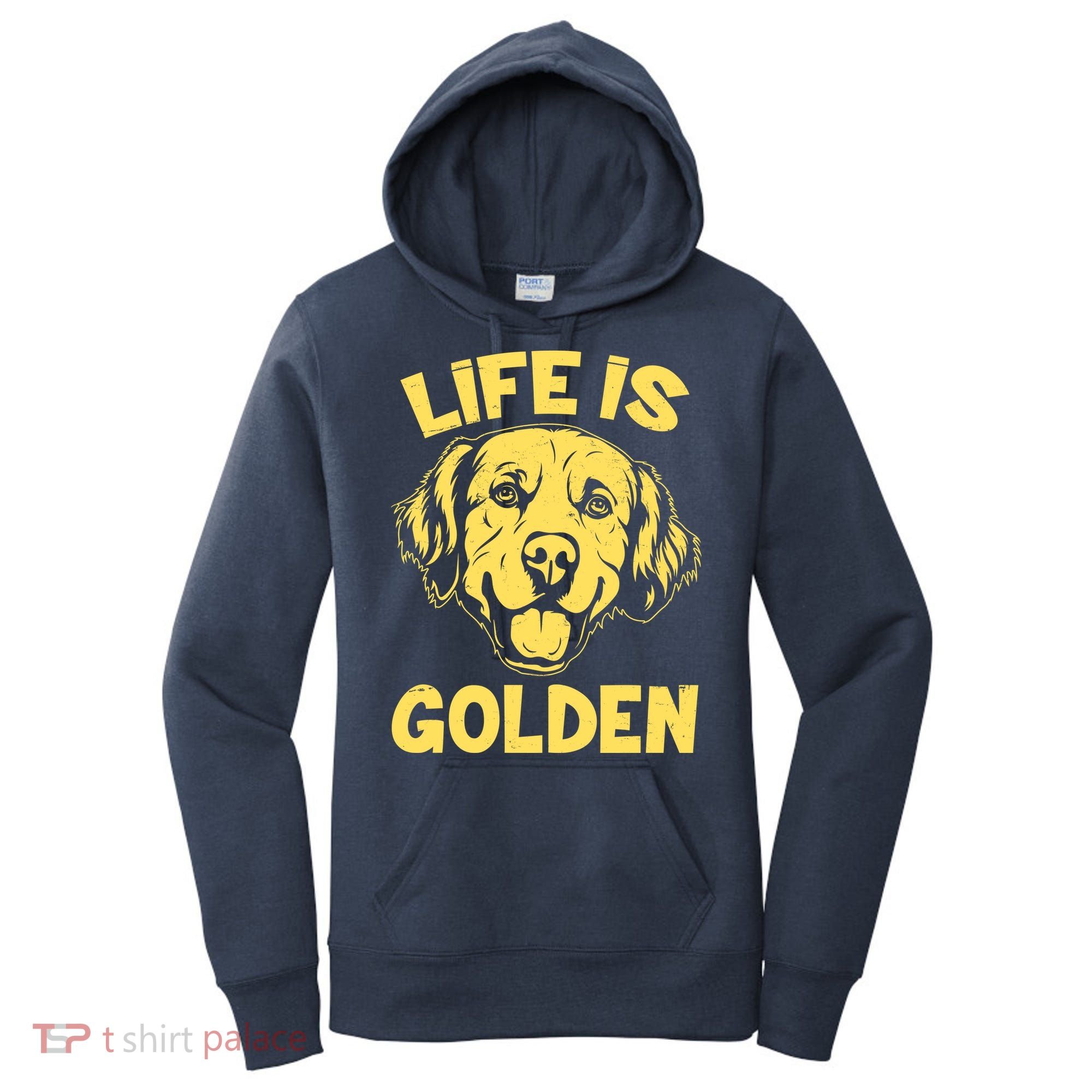 Golden Retriever Life Is Golden  Women's Hoodie