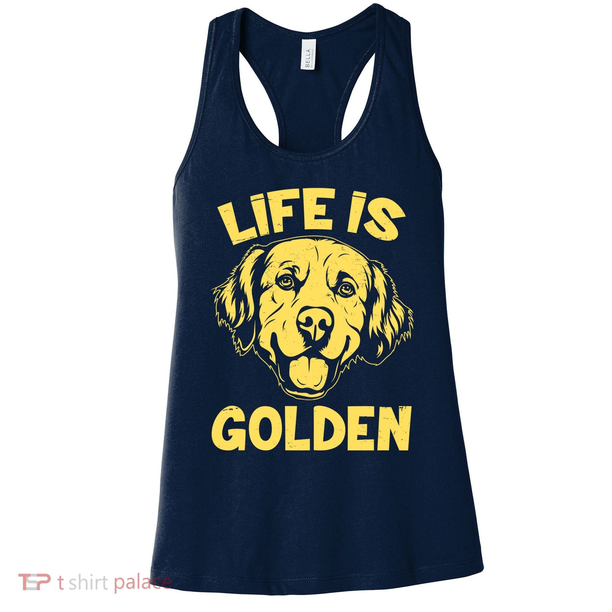 Golden Retriever Life Is Golden  Women's Tank Top