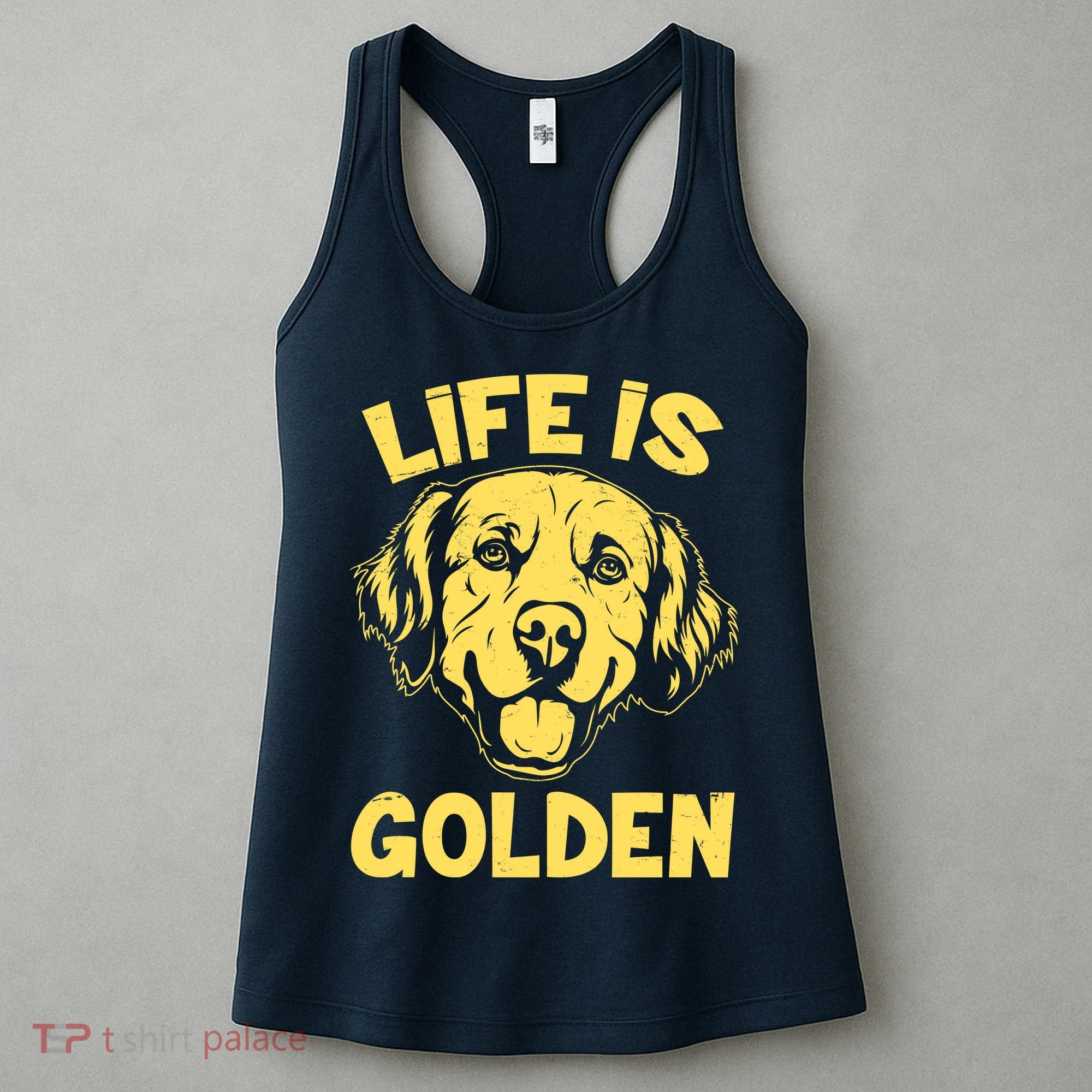 Golden Retriever Life Is Golden  Women's Tank Top